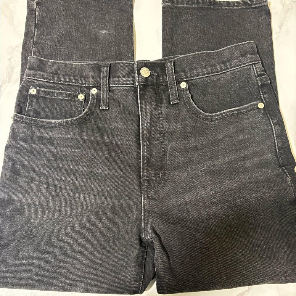 Madewell High Rise Black Women's Jeans Short